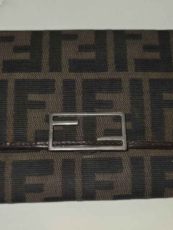 Fendi Handbags - Fendi Brown Monogram Zucca Wallet